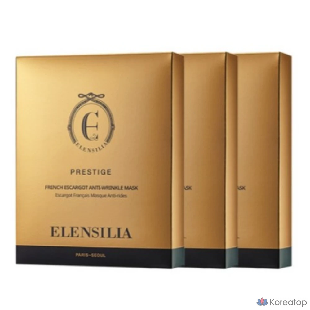 Маска против морщин Elensilia Prestige Escargot, 25 мл, 50 шт., 30 штук, 1 шт.