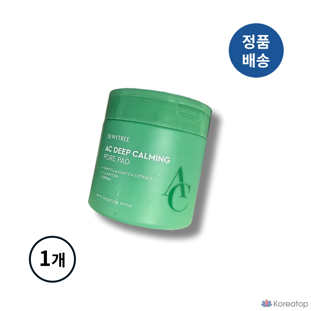 Пилинг-пэды Dewytree AC Deep Calming Pore Pad, 100 шт.
