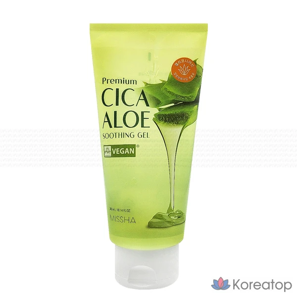 Успокаивающий гель с алоэ Missha Premium Cica Aloe Soothing Gel, 300 мл, 1 шт.