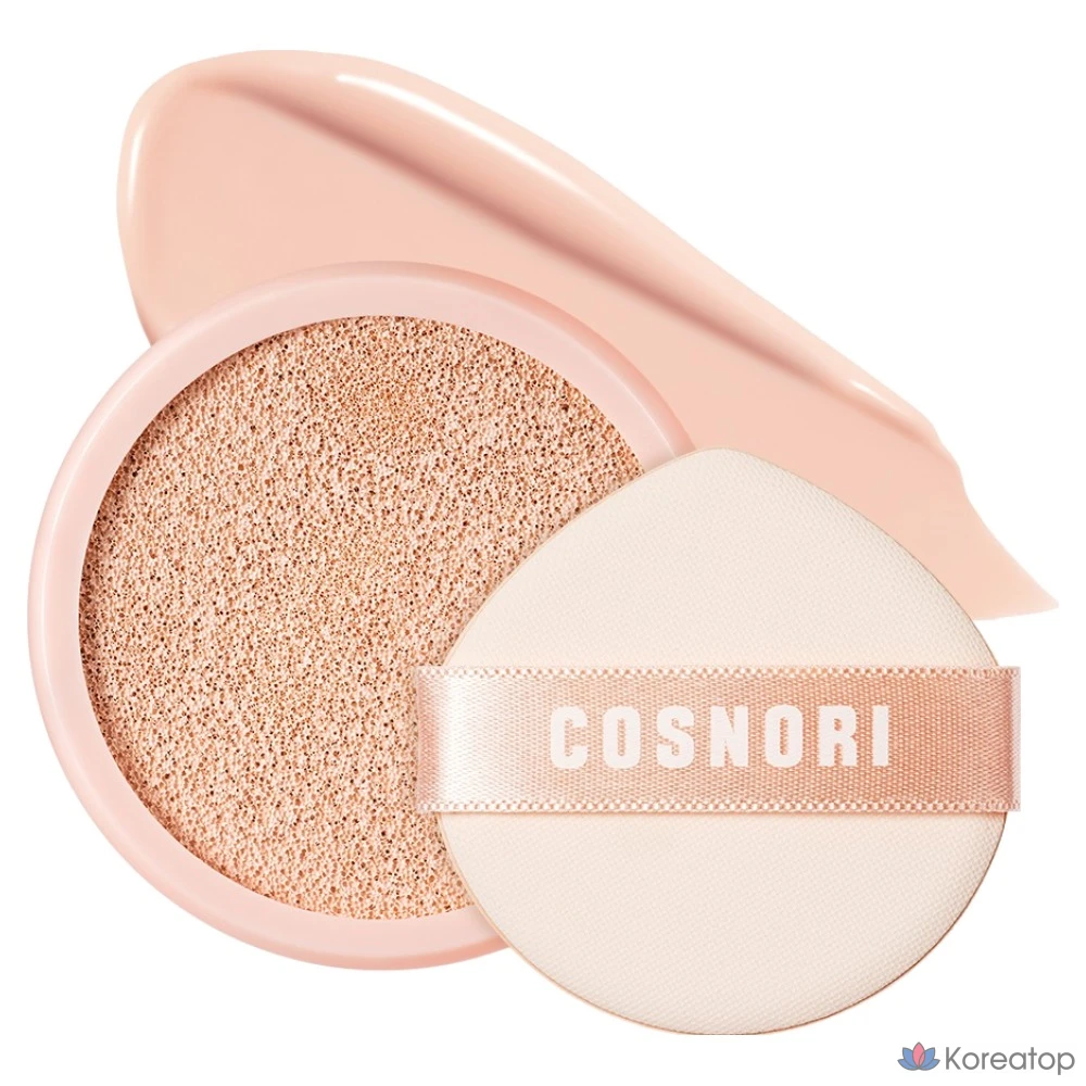 Сменный блок для тонального крема Cosnori Fluffy Lightmatte Cushion, 13 г, розовый оттенок, 1 шт.