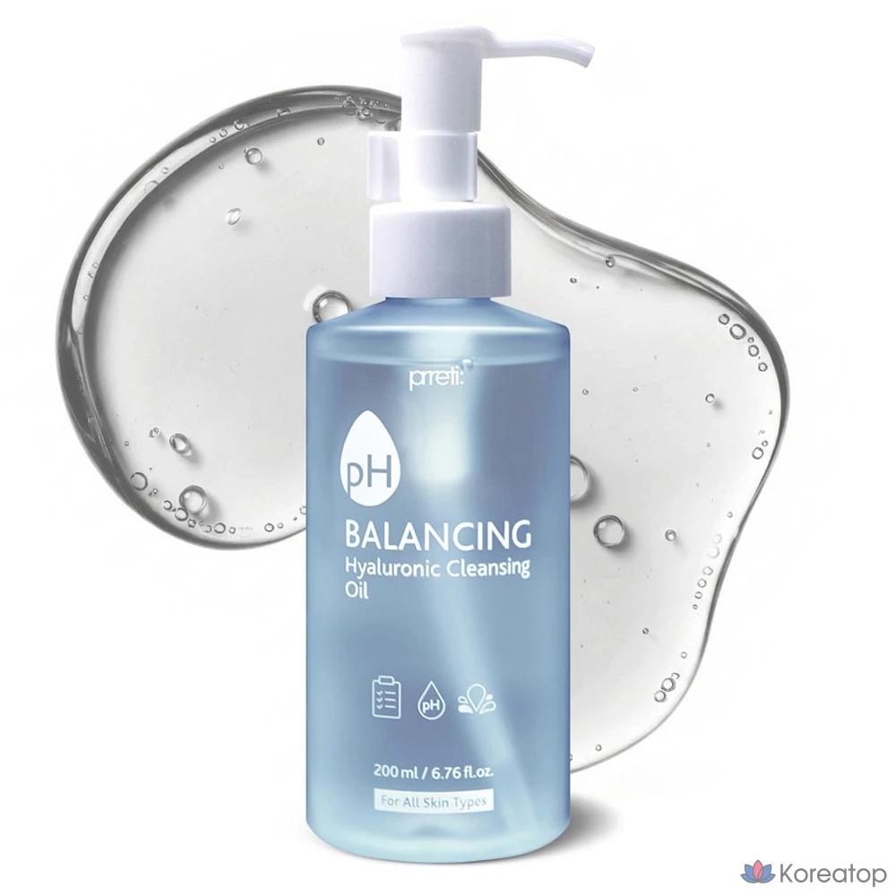 Очищающее масло с гиалуроновой кислотой Pretty Mildly Acidic, 200 мл, 1 шт.
