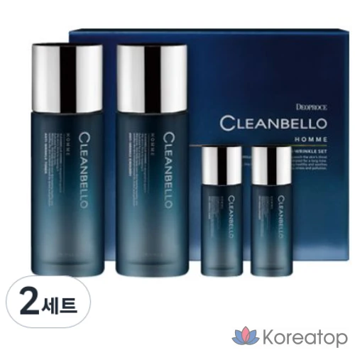 Набор из 4 лосьонов против морщин Dioprus Cleanbella Homme, 2 комплекта.