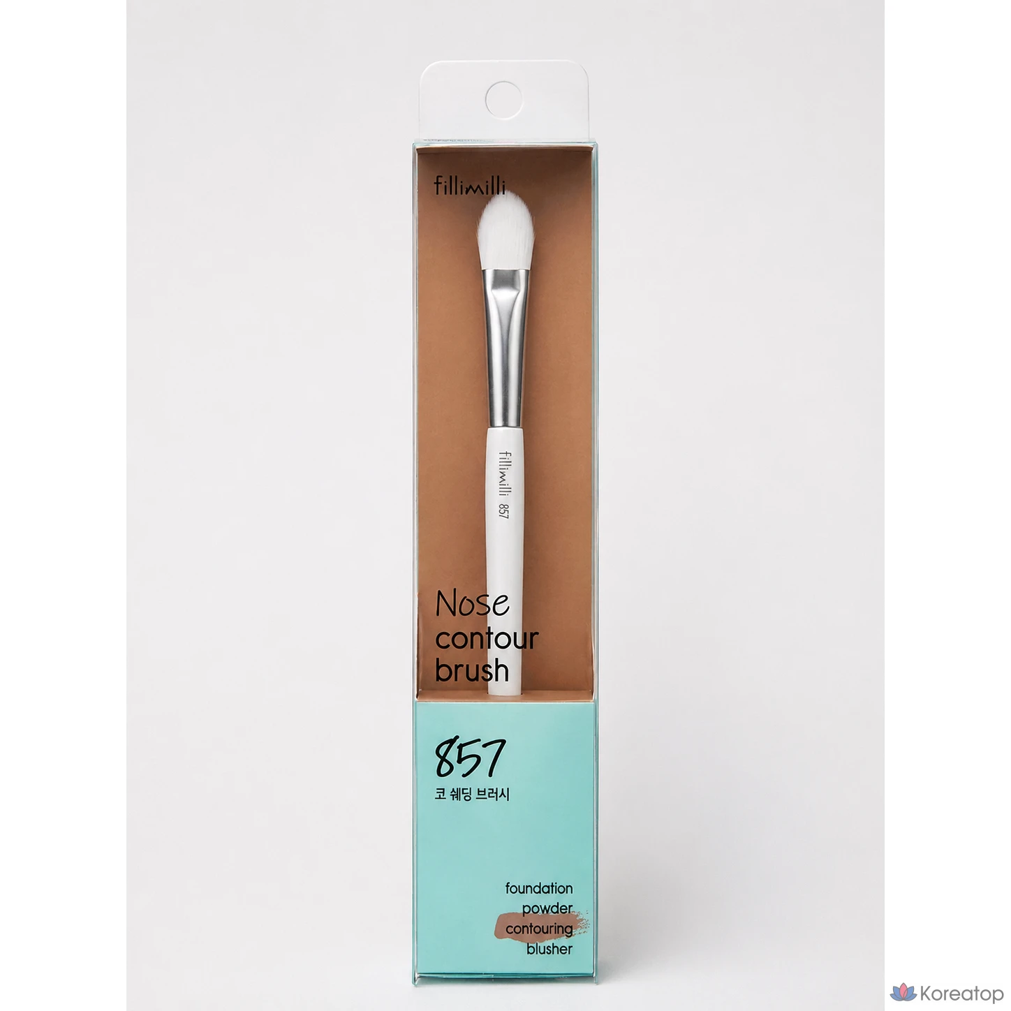 Кисть для контуринга носа Fillimilli Nose Shading Brush 857, 1 шт.
