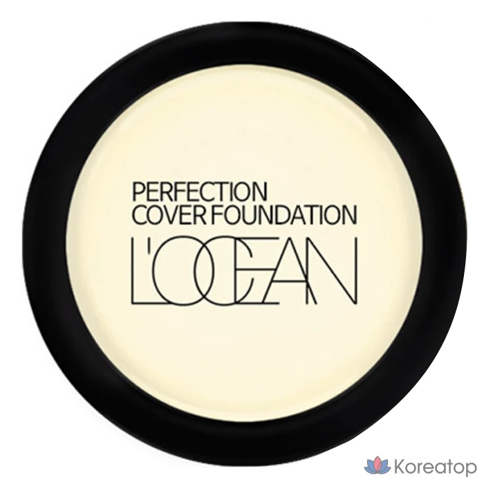 Тональный крем L'OCEAN Cover Foundation, № 10, кремово-бежевый, 1 шт.