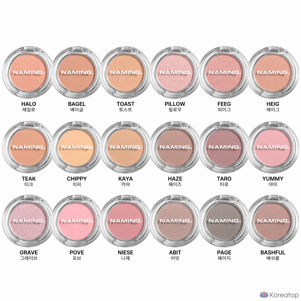Румяна NAMING Fluffy Powder Blush, оттенок POVE, 1 шт.
