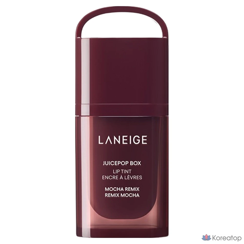 Тинт для губ LANEIGE Juicy Pop Box Lip Tint, оттенок 8 Mocha Remix, 4.5 г, 1 шт.