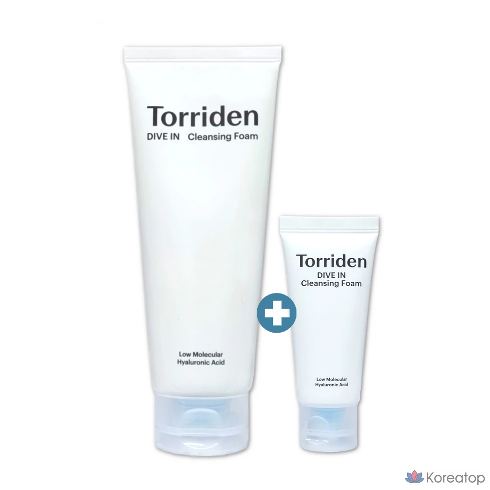 Очищающая пенка Torriden Dive In Low Molecular Hyaluronic Acid Cleansing Foam, 180 мл, 1 шт.