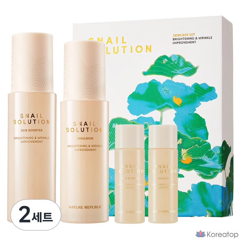 Набор из 2 средств Nature Republic Snail Solution, 2 комплекта.