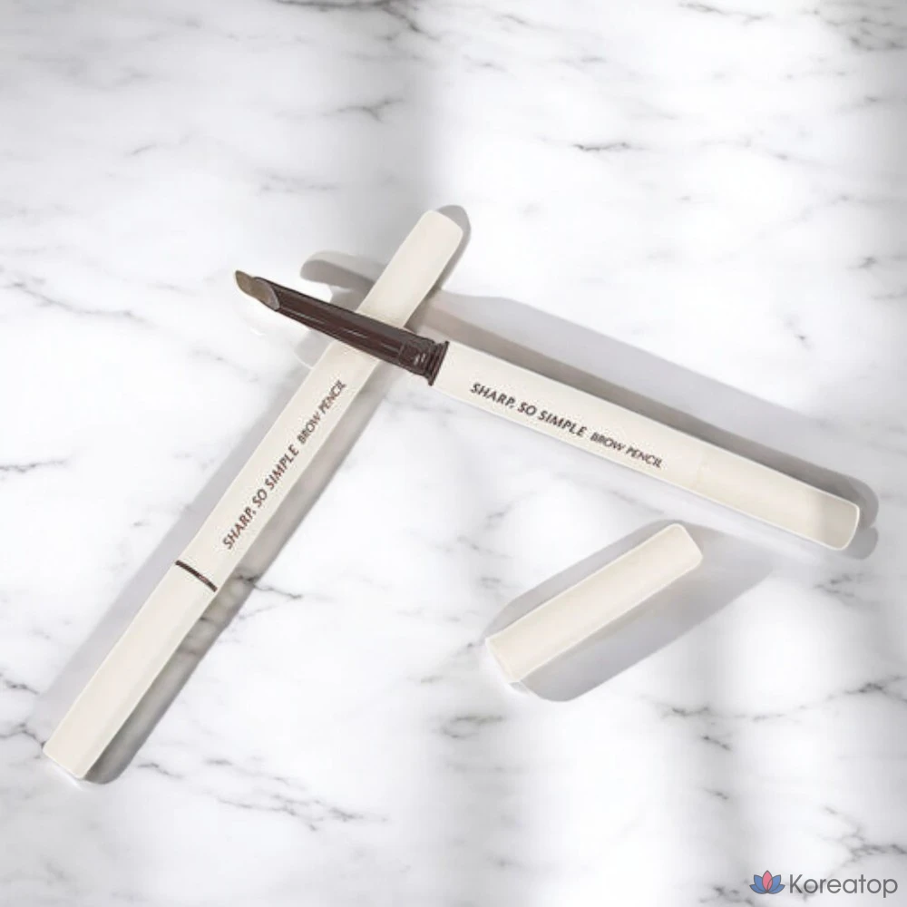 Карандаш для бровей Clio Sharp So Simple Brow Pencil, оттенок 01 Taupe Grey, 0.18 г, 1 шт.