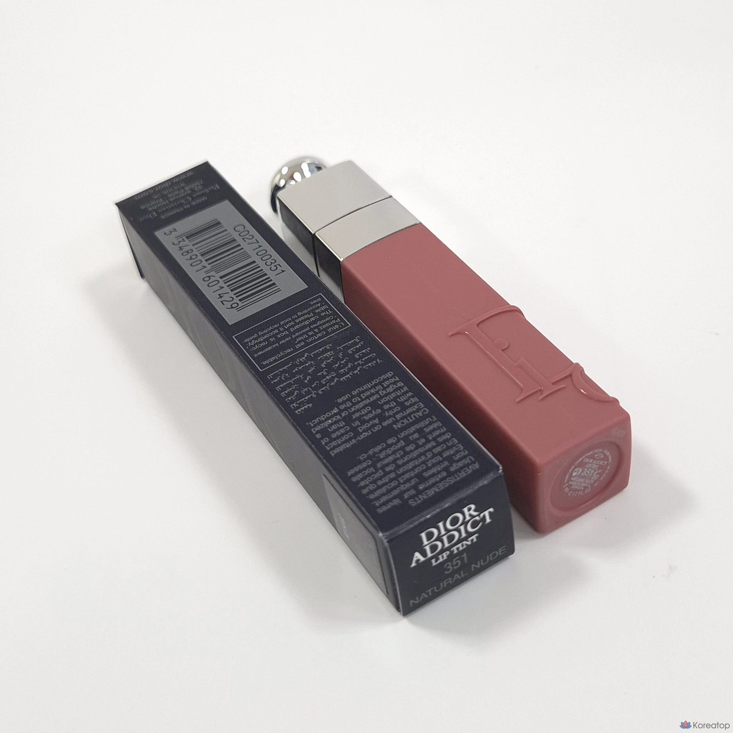 Тинт для губ Dior Addict Lip Tint, оттенок 351 Natural Nude, 5 мл, 1 шт.