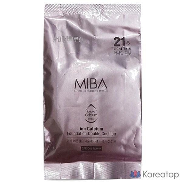 Сменный блок тонального крема MIBA Wang Cushion Season 1, 24 г, № 21, оттенок Bright Skin, 1 шт.