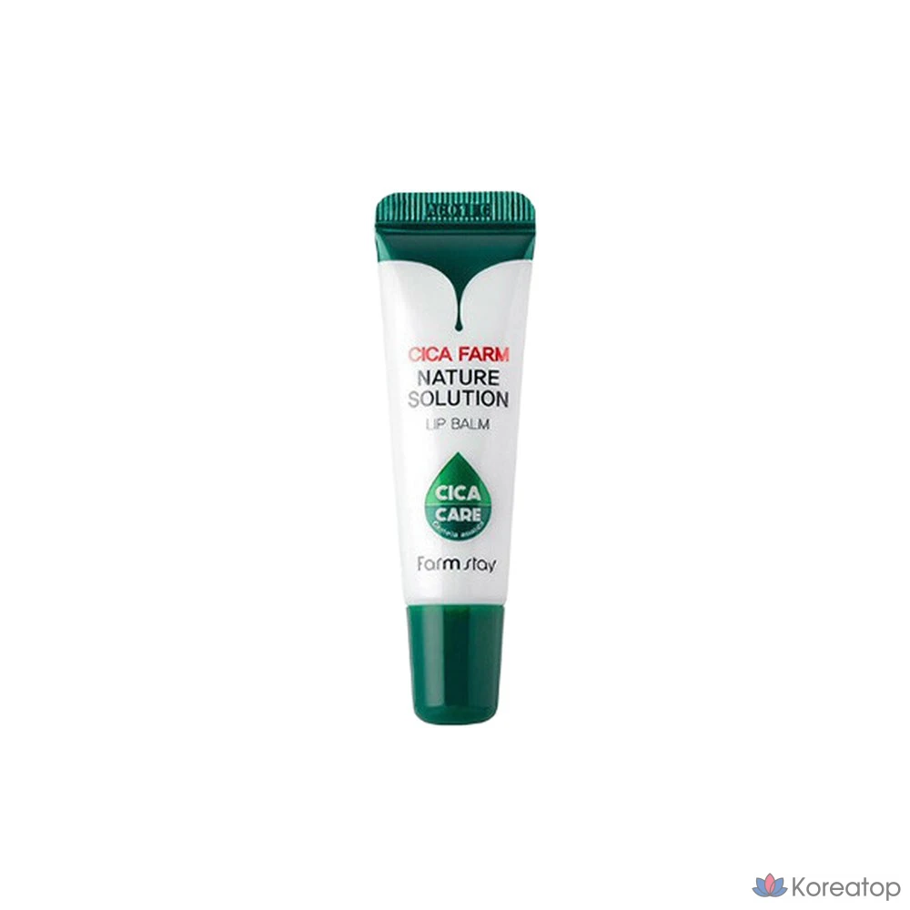 Бальзам для губ Farmstay Cica Farm Nature Solution, 10 г, 1 шт.