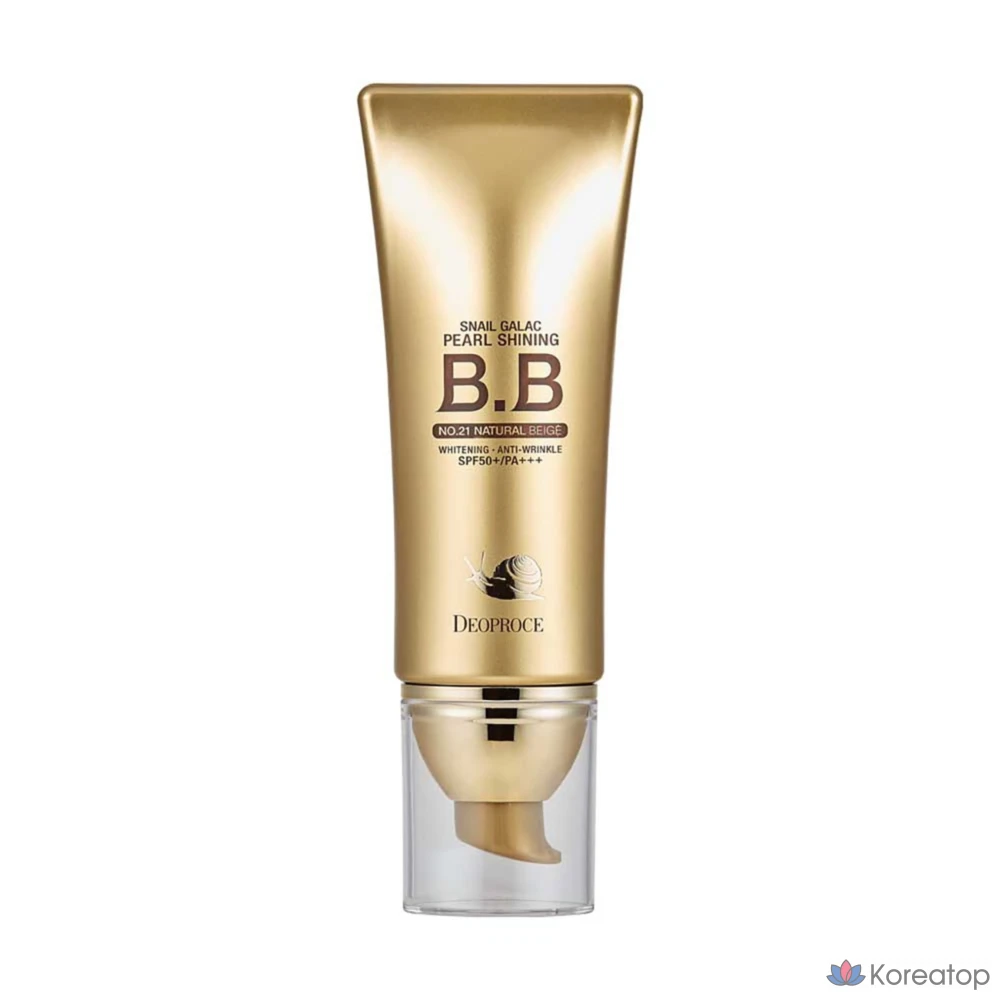 BB-крем Deoproce Snail Galac Pearl Shining, оттенок 21, 40 г, 1 шт.