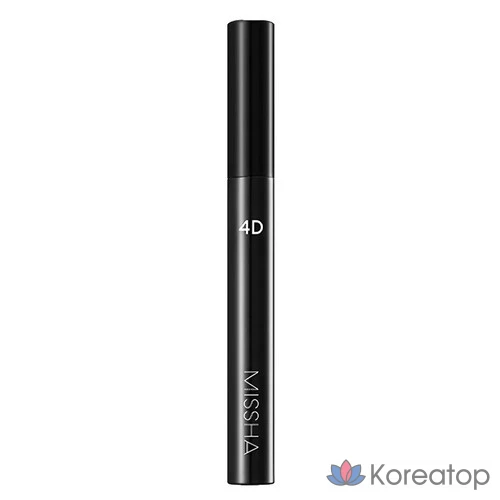 Маскара Missha 4D Mascara, оттенок Black, 7 г, 1 шт.