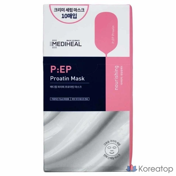 Тканевая маска для лица MEDIHEAL P.E.P Proatin Mask, 1 шт.