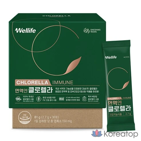 Иммунитет с хлореллой Daesang Welllife