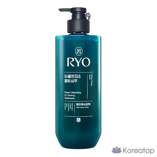 Шампунь Ryo Cheongah Deep Cleansing & Cooling Shampoo, 592 мл, 1 шт.
