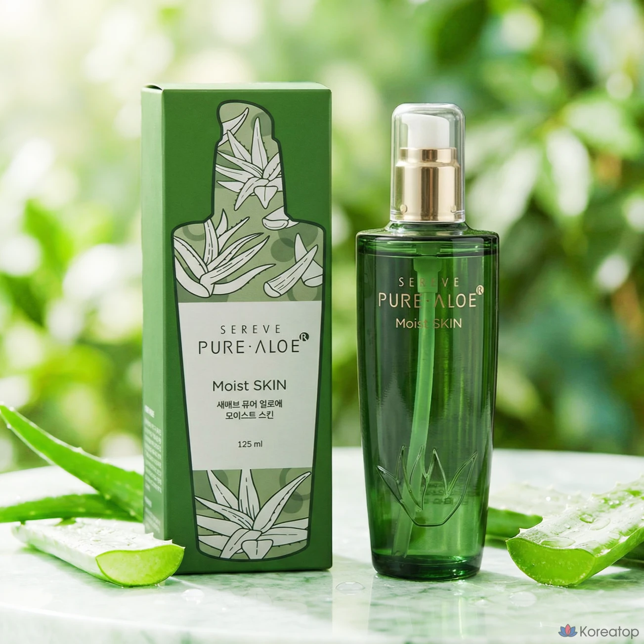 Увлажняющий крем с алоэ вера для лица Kim Jung Moon Aloe Celeb Pure Aloe Moist Skin, 125 мл, 1 шт.