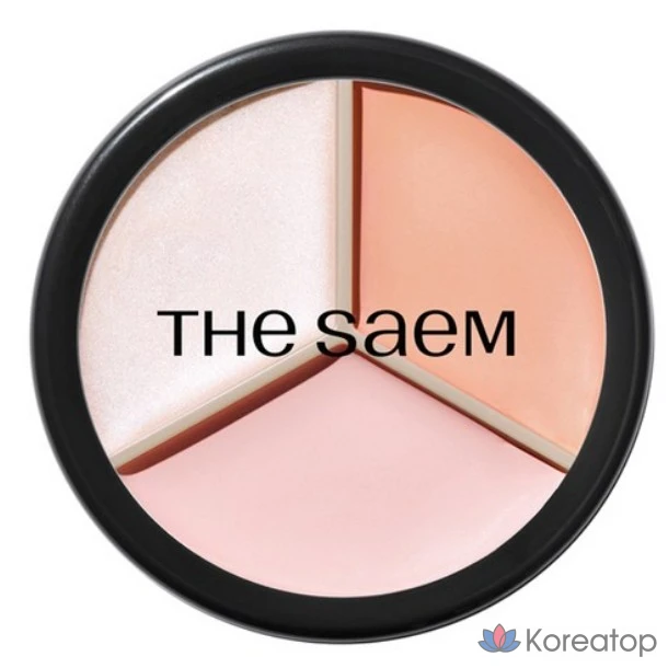 Консилер The Saem Cover Perfection Triple Pot Concealer, оттенок 05 Dark Up Beige, 13.1 г, 1 шт.