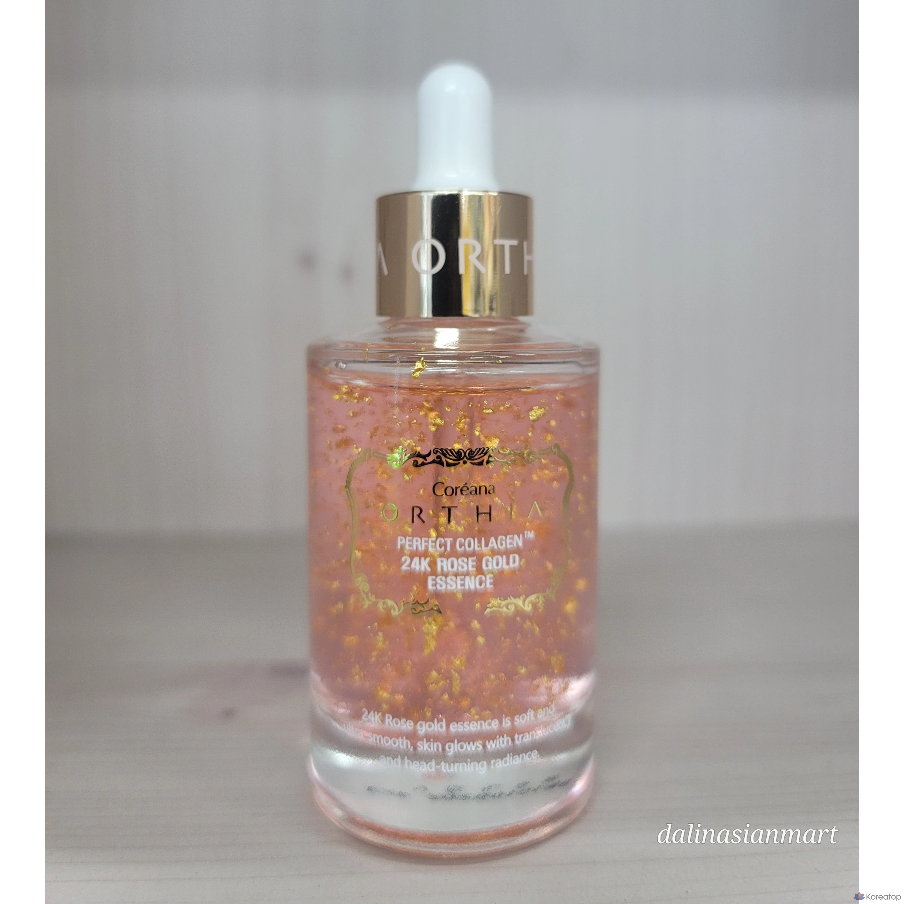 Coreana Orcia Perfect Collagen 24K Rose Gold Essence Ampoule, 50 мл, 1 шт.