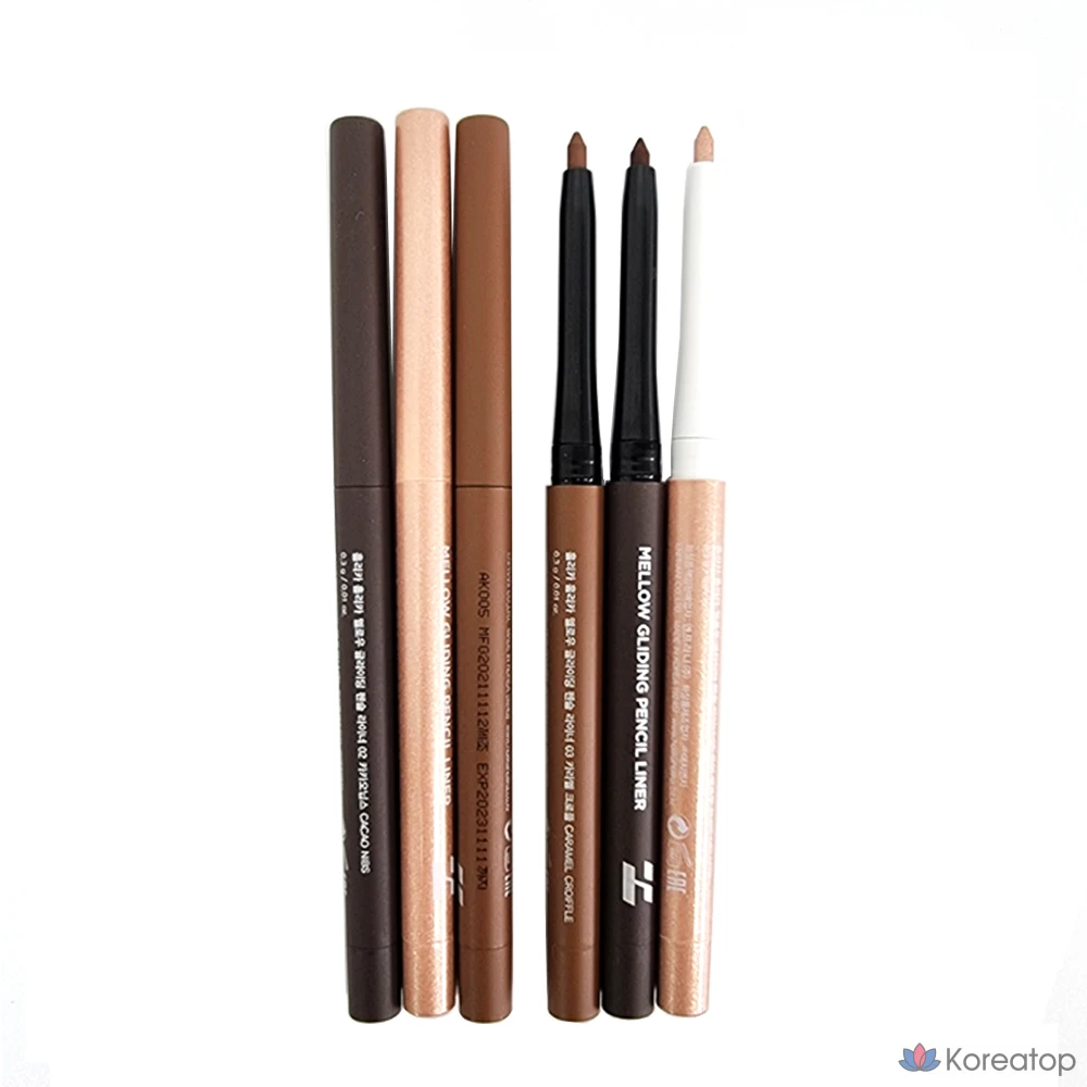 Подводка для глаз Holika Holika Mellow Gliding Pencil Liner, оттенок 09 Washed Black, 0.3 г, 1 шт.