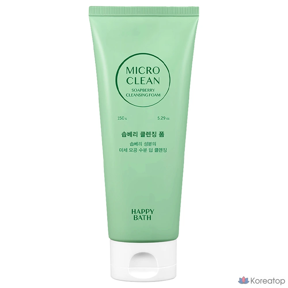 Пенка для умывания Happy Bath Microclean Soapberry, 150 г, 1 шт.