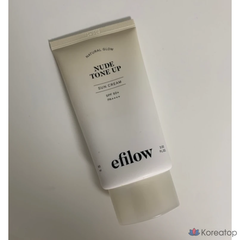 Солнцезащитный крем Efilow Natural Glow Nude Tone-Up Sun Cream, 50 мл, 1 шт.