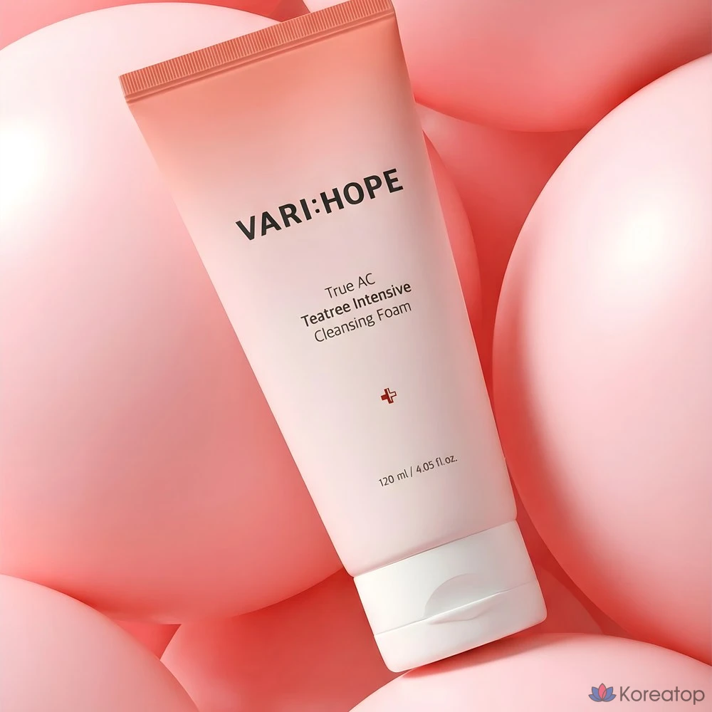 Пенка для интенсивного очищения кожи VARI:HOPE True AC с маслом чайного дерева, 1 шт., 120 мл