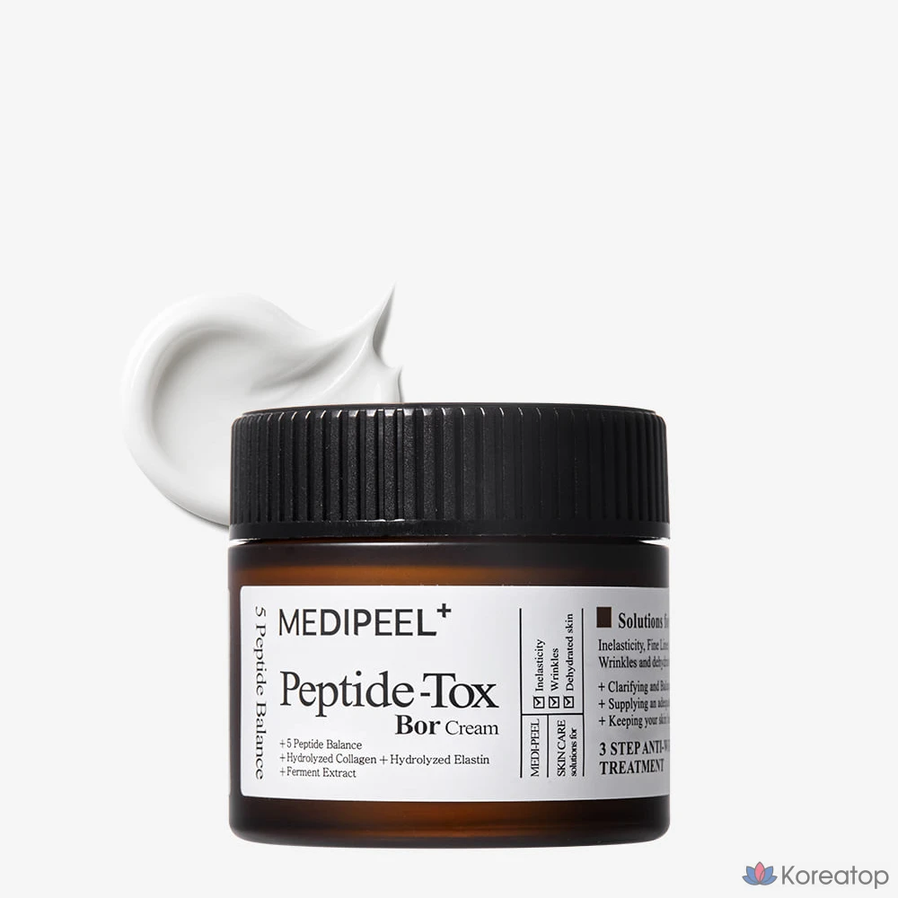 Крем против морщин и для укрепления кожи с 5-пептидным экстрактом корня анемаррены и аденозином, 50 г, 1 шт.