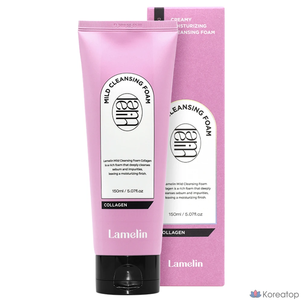 Очищающая пенка Lamelin Mild Collagen, 150 мл, 1 шт.
