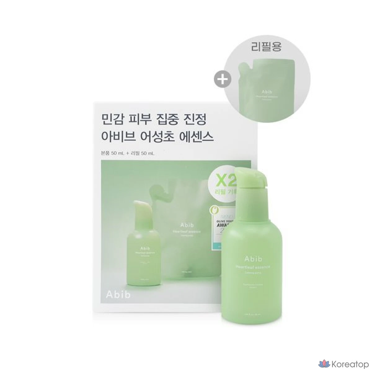 Эссенция Abib Heartleaf Essence Calming Pump, 50 мл, 1 шт.