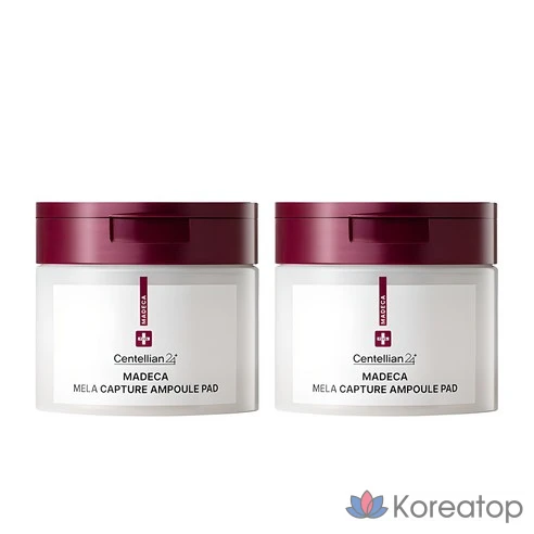 Centellian24 Пэды для лица выравнивающие тон кожи Madeca mela capture ampoule pad,