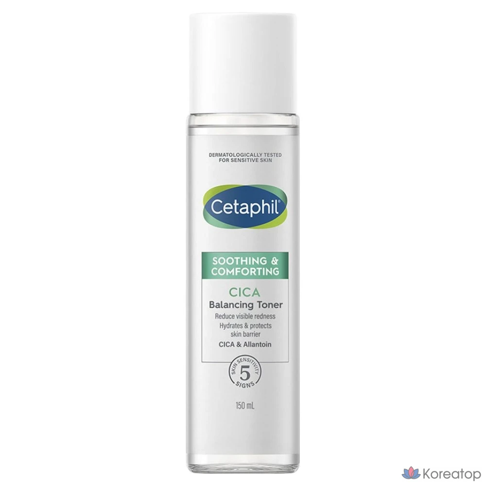 Успокаивающий и смягчающий балансирующий тоник Cetaphil с экстрактом центеллы азиатской, 150 мл, 1 шт.