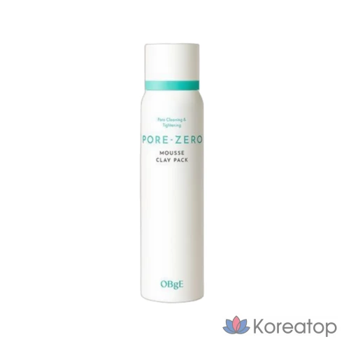 Глиняная маска для очищения пор OBgE Pore Zero Mousse Clay Pack 100 мл