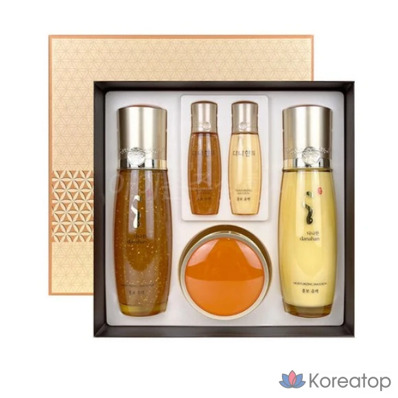 Danahan: набор из 3 предметов женской базовой травяной косметики, лосьона для кожи и крема, 1 шт.