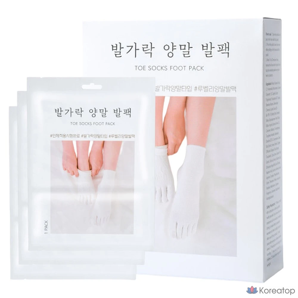 Пилинг для ног Rubelli Toe Socks Foot Pack, 40 г, 1 шт.