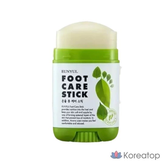 Пилинг-стик для ног Eunyul Foot Care Stick + Накладки для ухода за ногами Foot Care Cover, 20 шт.