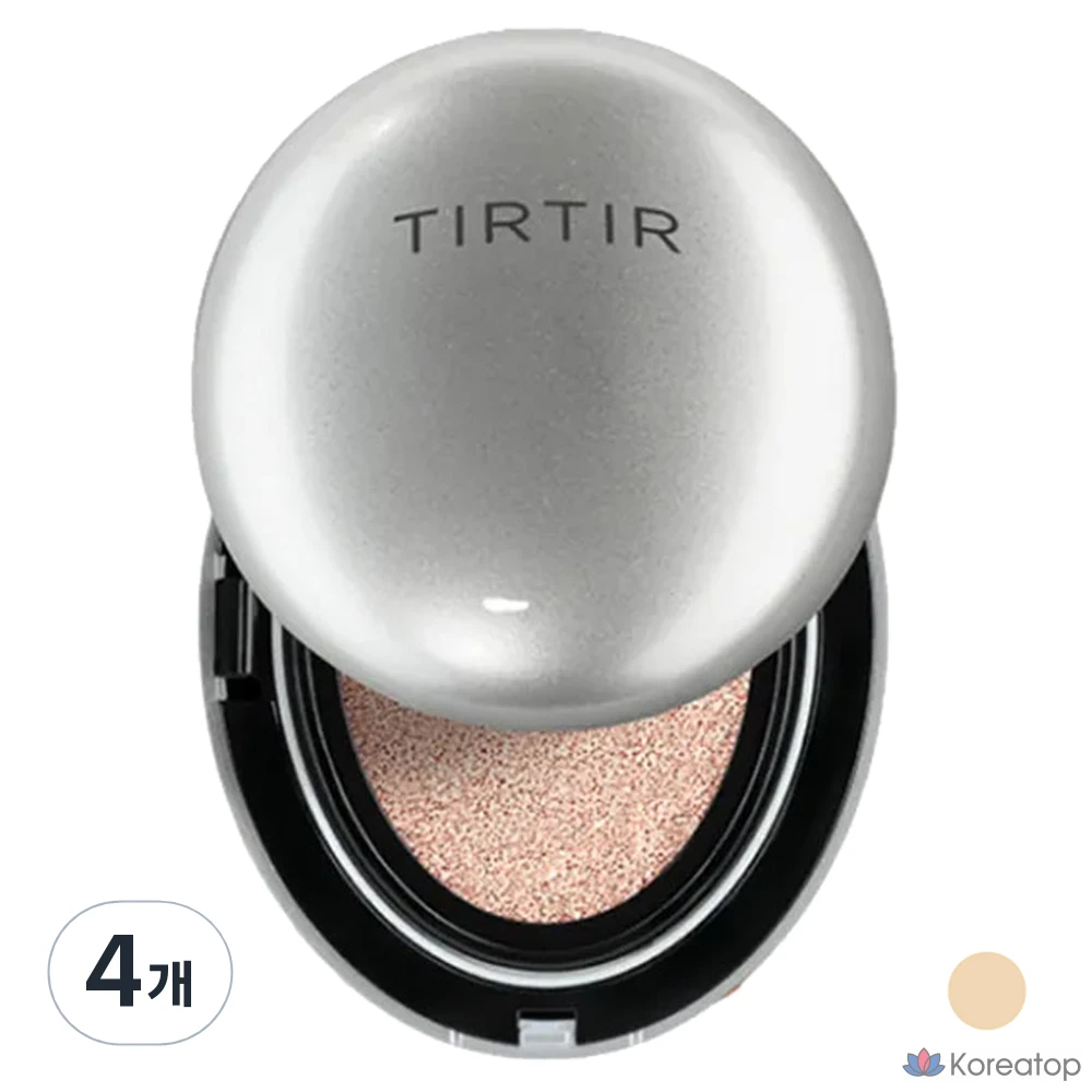 Кушон TIRTIR Mask Fit Aura Cushion, оттенок 21N Ivory, 4.5 г, 4 шт.