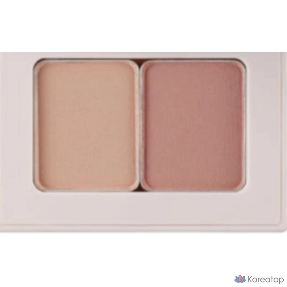 Тени для век VDL Ice Stain Essential Shadow Duo, оттенок Over Rose, 1 шт.