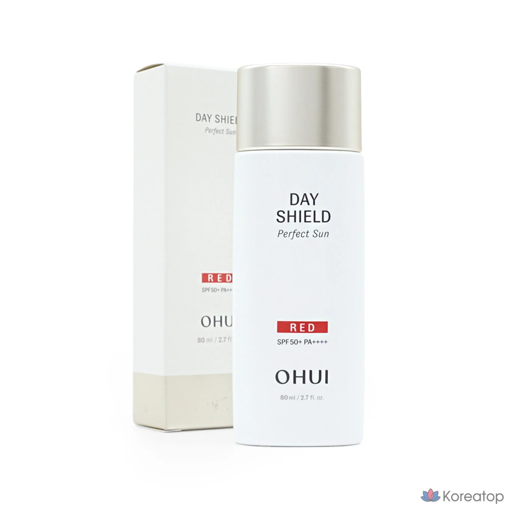 Солнцезащитный крем Ohui Day Shield Perfect Sun Red SPF50+ PA++++, 80 мл, 1 шт.