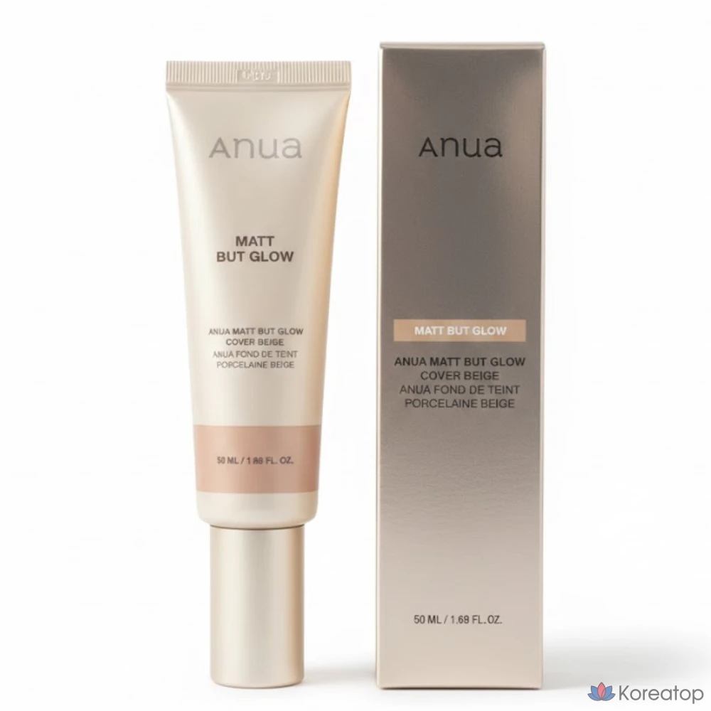 Кушон Anua Pade Free Matte But Glow, оттенок Cover Beige, 50 мл, 1 шт.