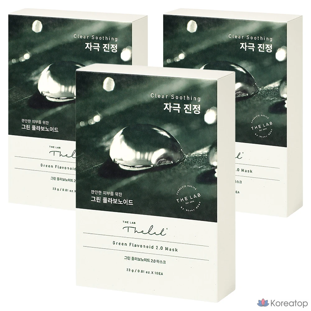 Маска THE LAB by blanc doux Green Flavonoid 2.0, упаковка из 10 штук, 3 упаковки
