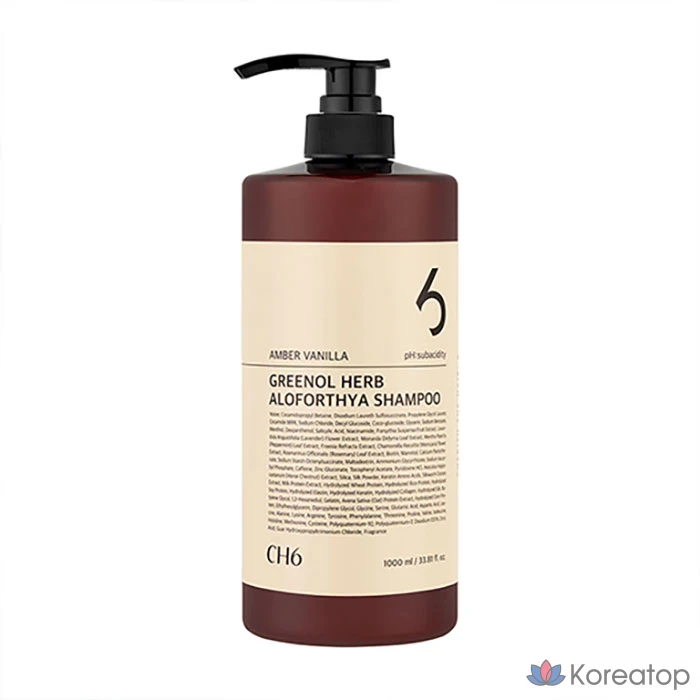 Шампунь CH6 Grinol Herb Alopecia Amber Vanilla, 1 л, 1 шт.