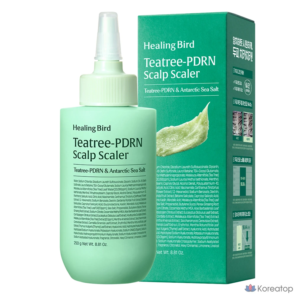 Скальп-скраб Healing Bird Tea Tree PDRN для ослабленных волос, 250 г, 1 шт.
