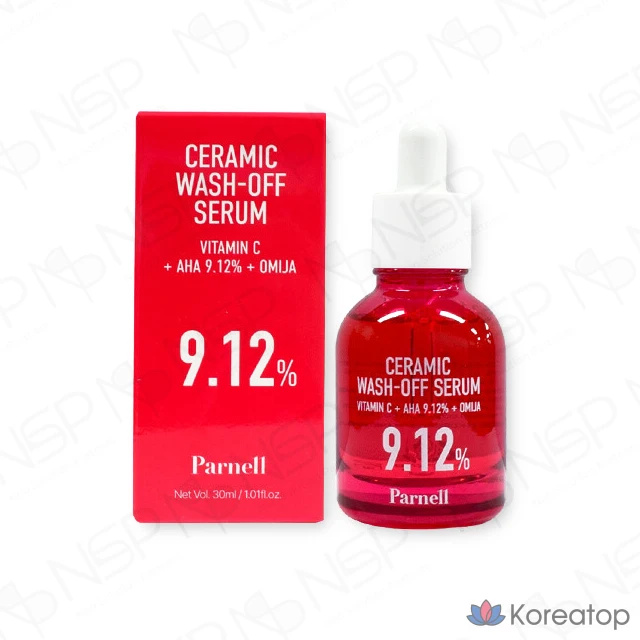 Panel AHA 9.12 Omija Керамическая смывающая сыворотка, 1 шт., 30 мл