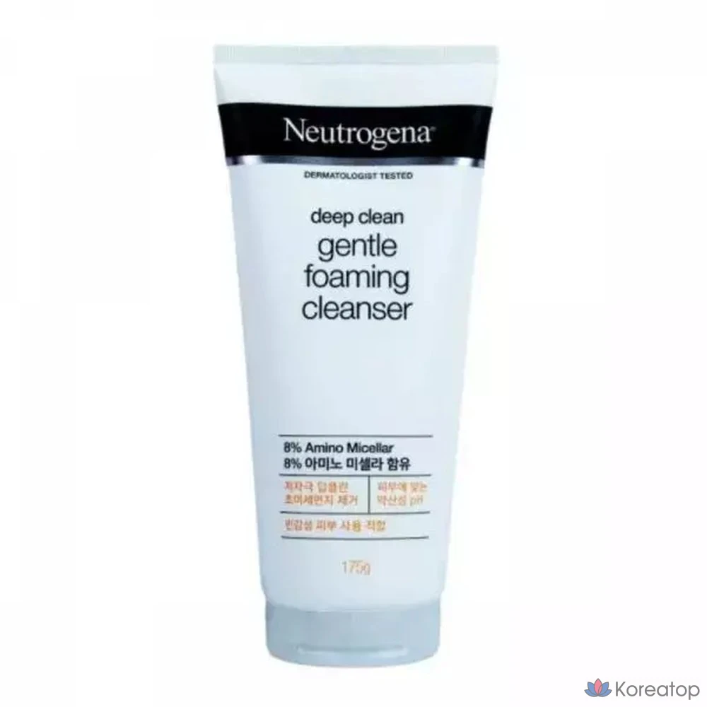 Очищающая пенка Neutrogena Gold Smile TBZ BTM Deep Clean Gentle Foaming Cleanser, 175 г, 1 шт.