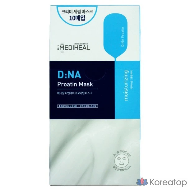 Тканевая маска для лица MEDIHEAL DNA Proatin Mask, 10 шт.