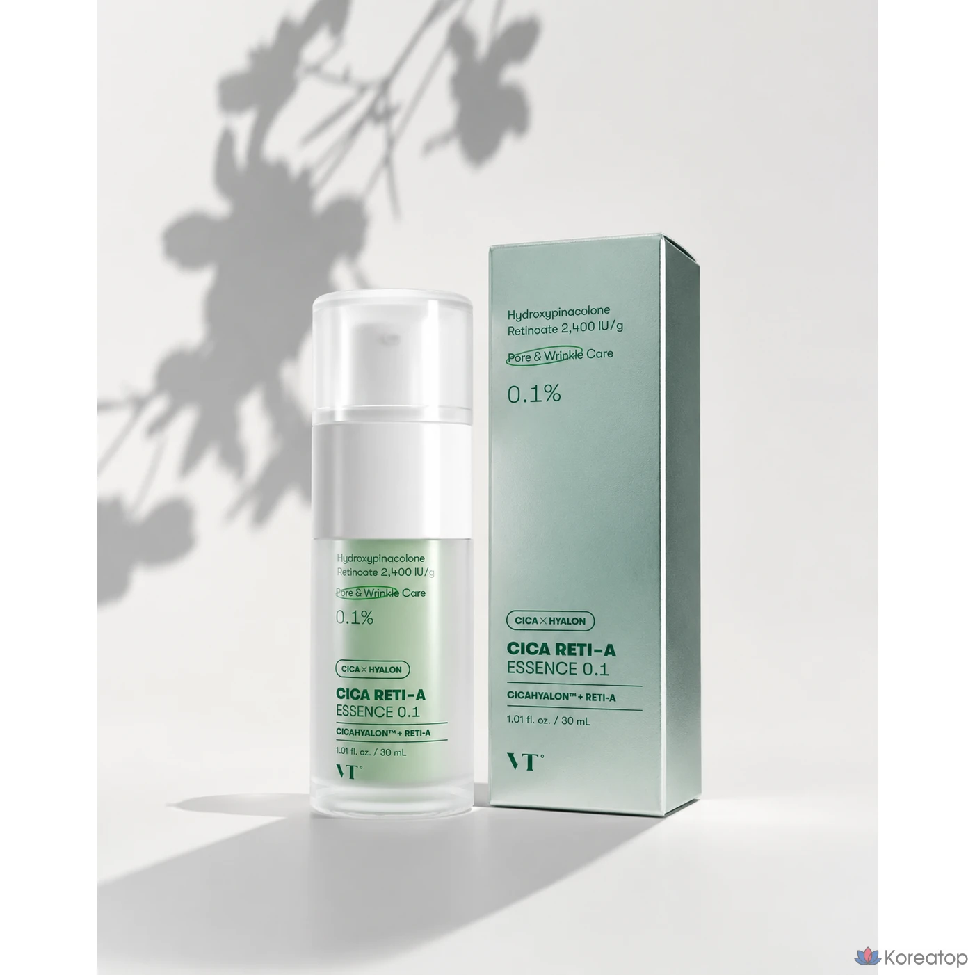 Эссенция VT Cosmetics Cica Reti-A Essence 0.1, 30 мл, 1 шт.