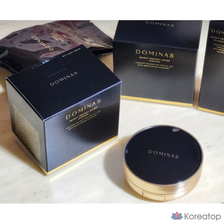 Сменный блок для тонального крема TG Tiji Dominas Bright Perfect Cover Cushion Season 2, 15 г, № 23, 1 шт.