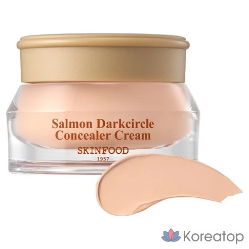 Крем-консилер для темных кругов Skinfood Salmon, оттенок 00 Salmon Light